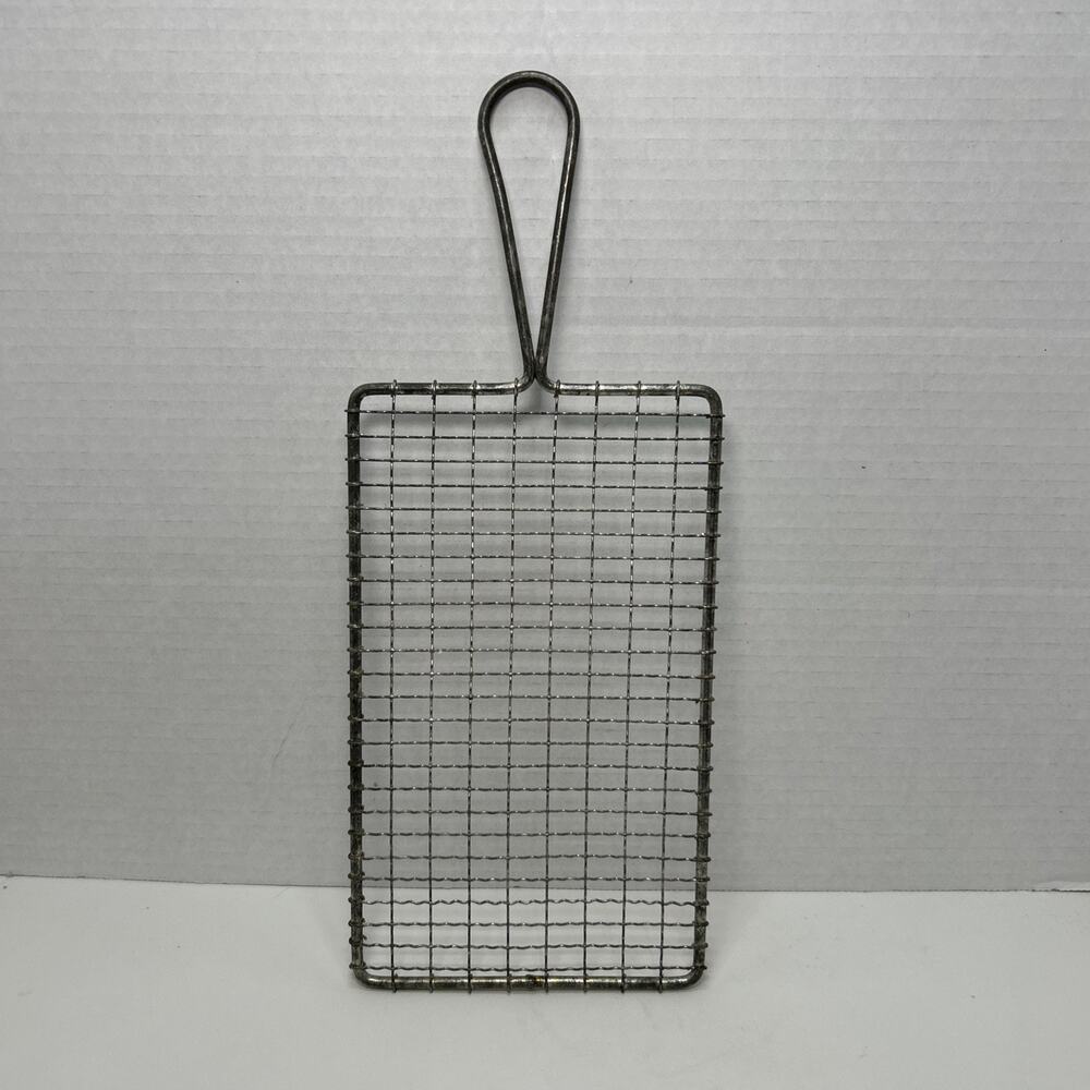 Safety Wire Mesh Potato Veggie Grater Shredder Latke Maker Metal 13 X 5"